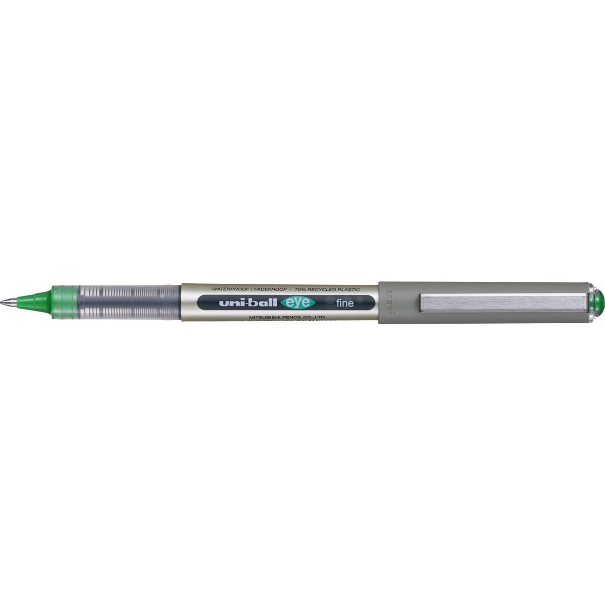 Uni-ball - Eye Fine roller Eco, larghezza di scrittura 0,5 mm, verde