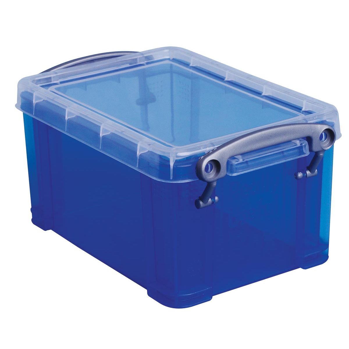 Really Useful Box - Box 0.7 liter, transparent blue