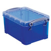 Really Useful Box - Boîte 0,7 litre, bleu transparent