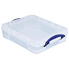 Really Useful Box - Caja de almacenamiento de 11 litros, transparente