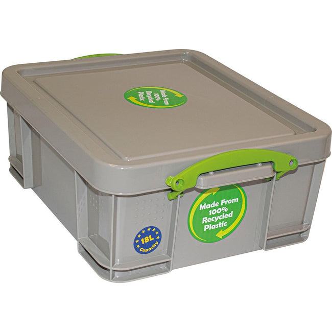 Really Useful Box - Box storage box 18 liters, recycled, gray