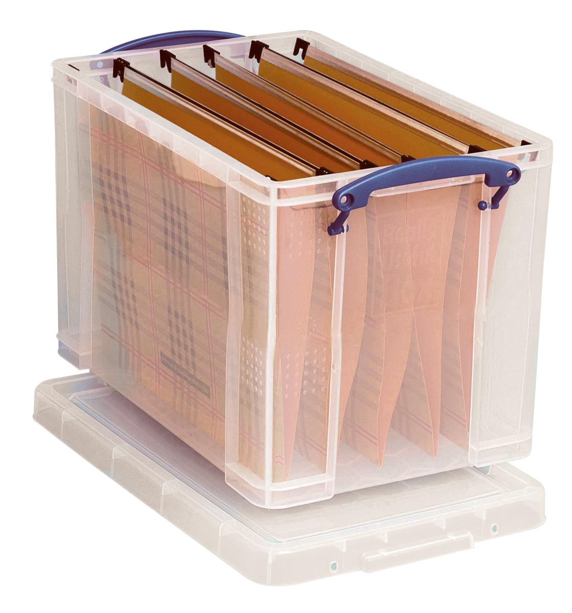 Really Useful Box -  Box opbergdoos 19 liter hangmappenkoffer, transparant