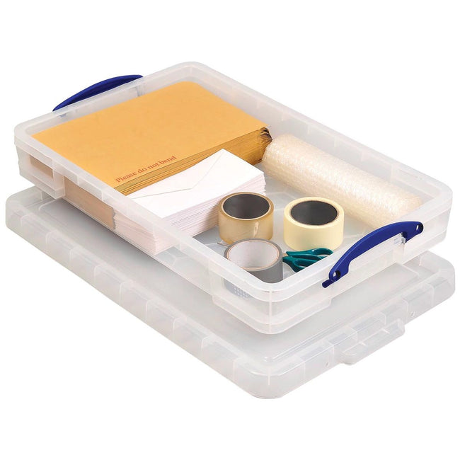 Really Useful Box - Box storage box 20 liters, transparent