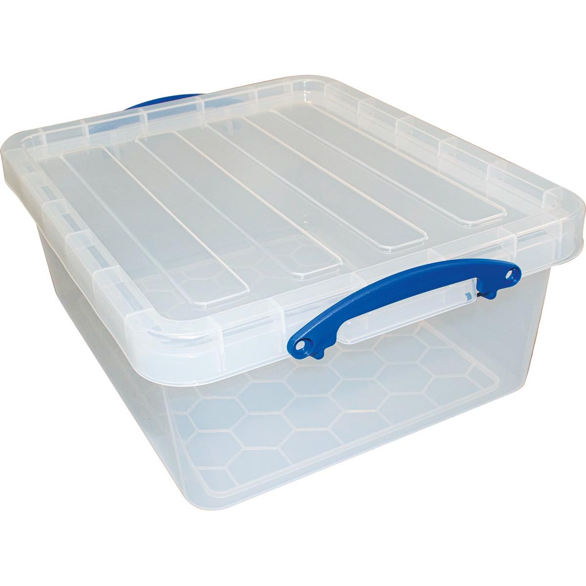 Really Useful Box - Box storage box 23.5 l, nestable, transparent