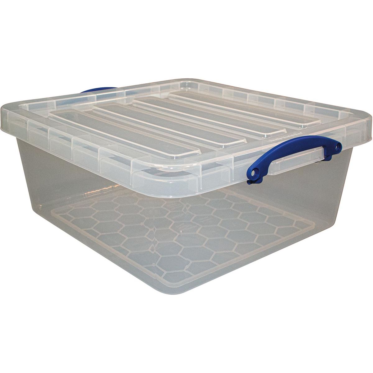 Really Useful Box - Box storage box 31.5 l, nestable, transparent