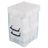 Really Useful Box - Carton 35 litres, transparent, pack de 3 cartons