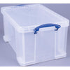 Really Useful Box – Box 48 Liter, transparent, einzeln im Karton verpackt