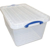 Really Useful Box - Boîte de rangement Box 61 l, emboîtable, transparente