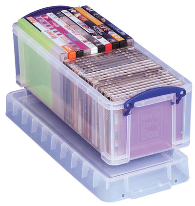 Really Useful Box - Caja de almacenamiento de 6,5 litros, transparente
