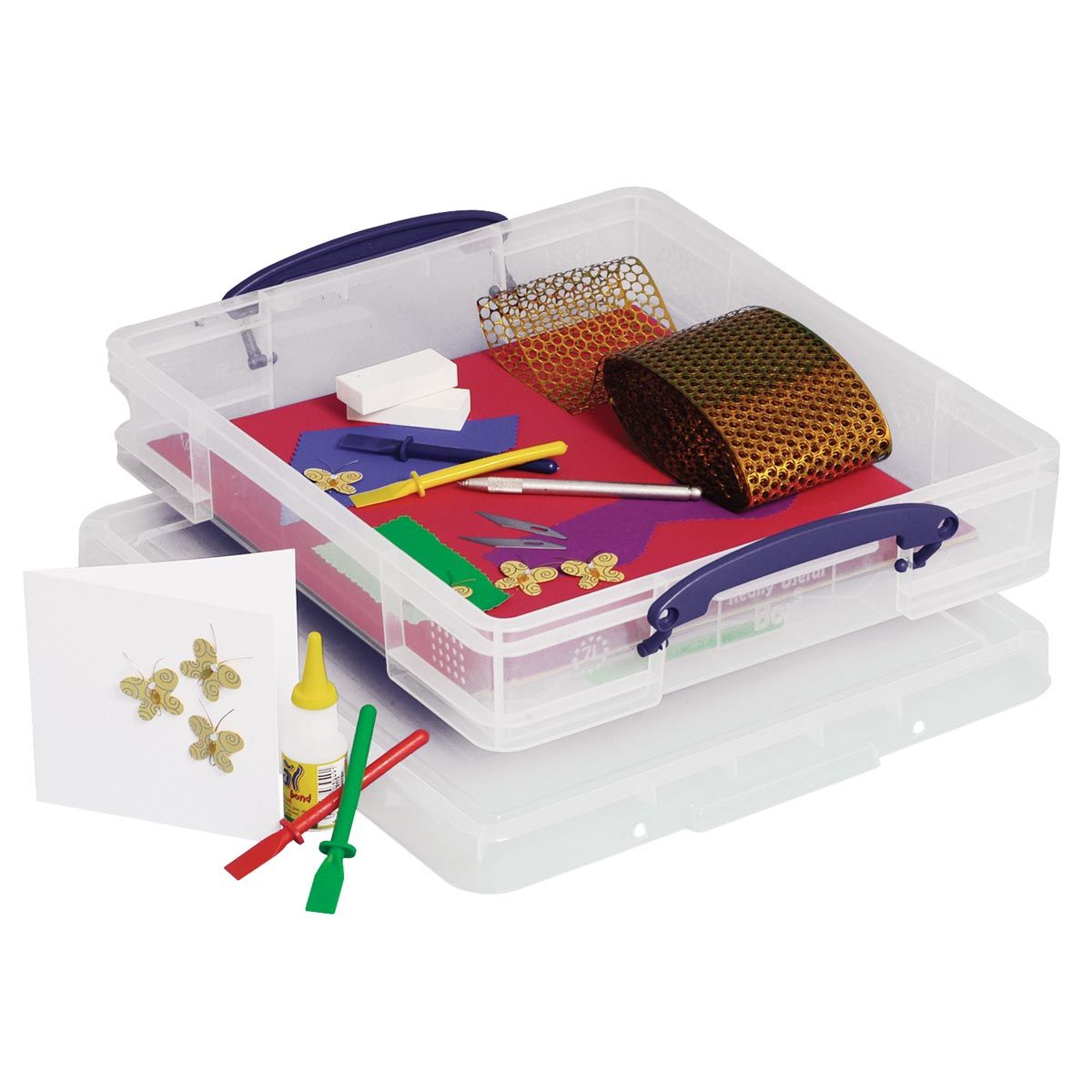 Really Useful Box - Box storage box 7 liters, transparent