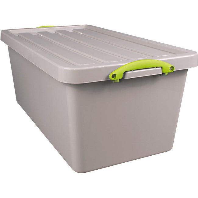 Really Useful Box - Box Recycled storage box 82 l, nestable, gray