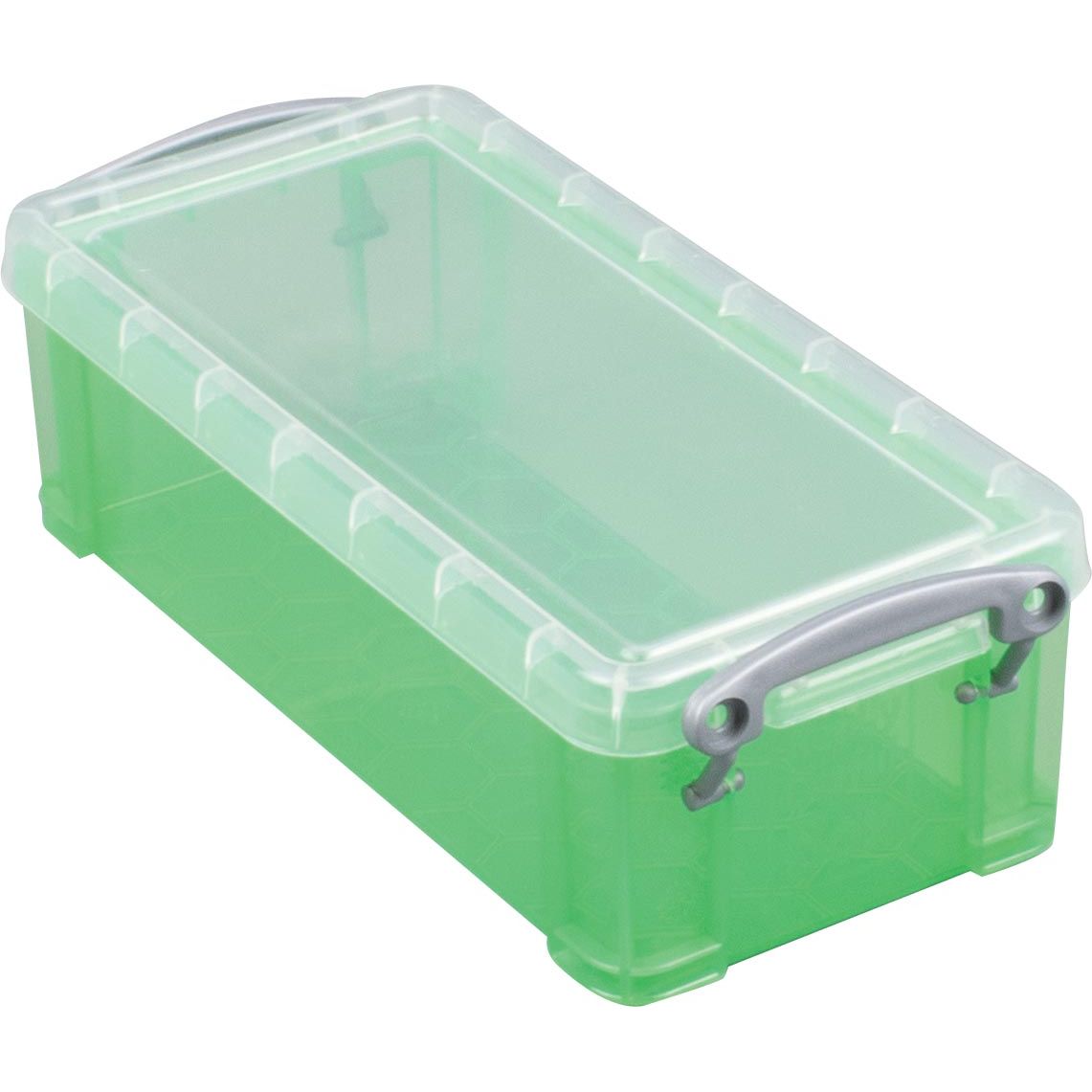 Really Useful Box -  Box opbergdoos 9 liter, transparant groen