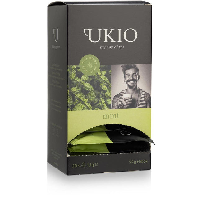 Ukio -   infusie Munt, individueel verpakt, pak van 20 stuks