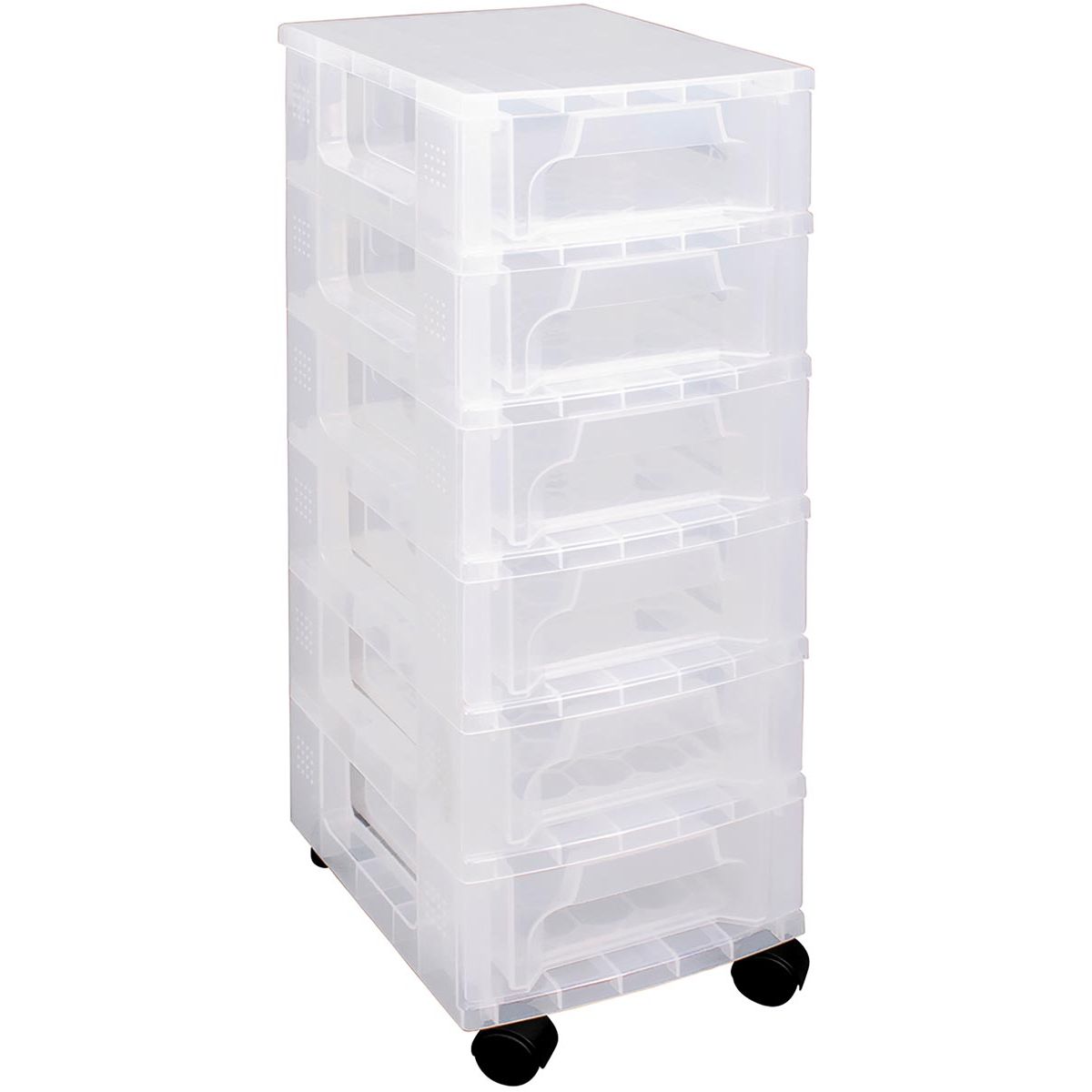 Really Useful Box - Cassettiera Box 6 x 3,5 l, trasparente