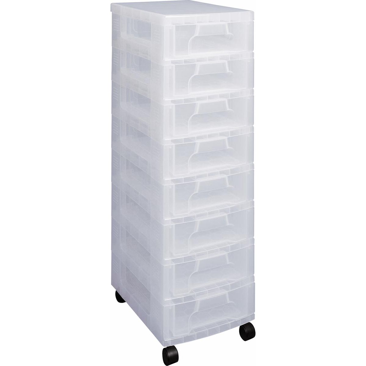 Really Useful Box - Box drawer unit 8 x 7 l, transparent
