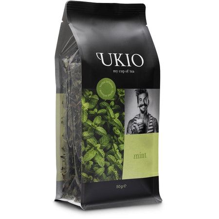 Ukio - infusión de Menta, hierbas sueltas, paquete de 50 gramos
