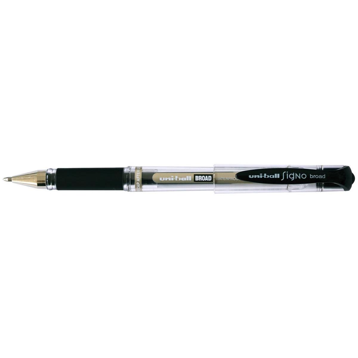 Uni-ball - rodillo Signo Broad punta ancha, negro