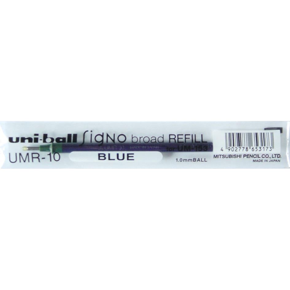 Uni-ball - ricarica per penna a sfera Signo Broad, blu