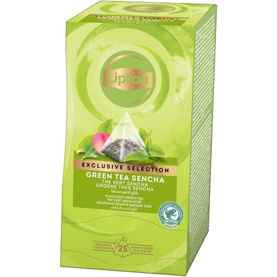 Lipton Tea Company -  thee Exclusive Selection, groene thee Sencha, doos van 25 zakjes