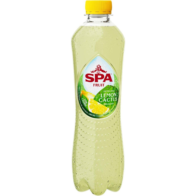 Spa Fruit - Spa Fruit Lemon Cactus, fles van 40 cl, pak van 6 stuks