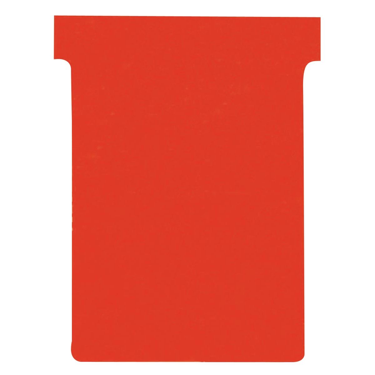 Nobo - T-card n.3 80mm rosso 100 pezzi