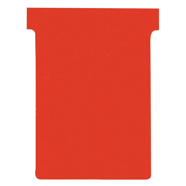 Nobo - T-card n.3 80mm rosso 100 pezzi