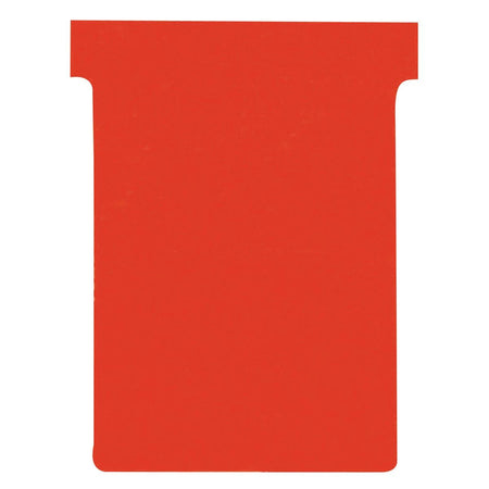 Nobo -  T-planbordkaarten index 3, ft 120 x 92 mm, rood