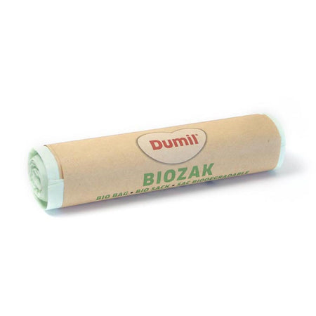 Dumil - bio garbage bag for organic waste, 16 micron, 60 l, green, roll of 5 pieces