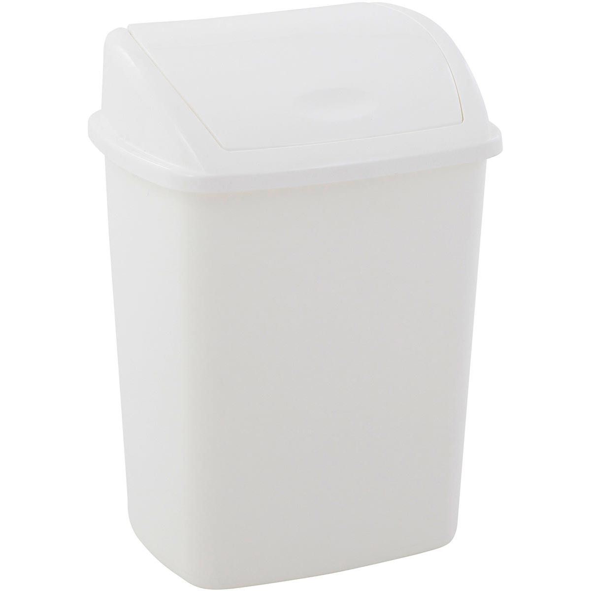 Vepa Bins -  Vuilbak met swingdeksel, 15 l, wit