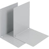 V-part - Bookend metal, set of 2 pieces, gray