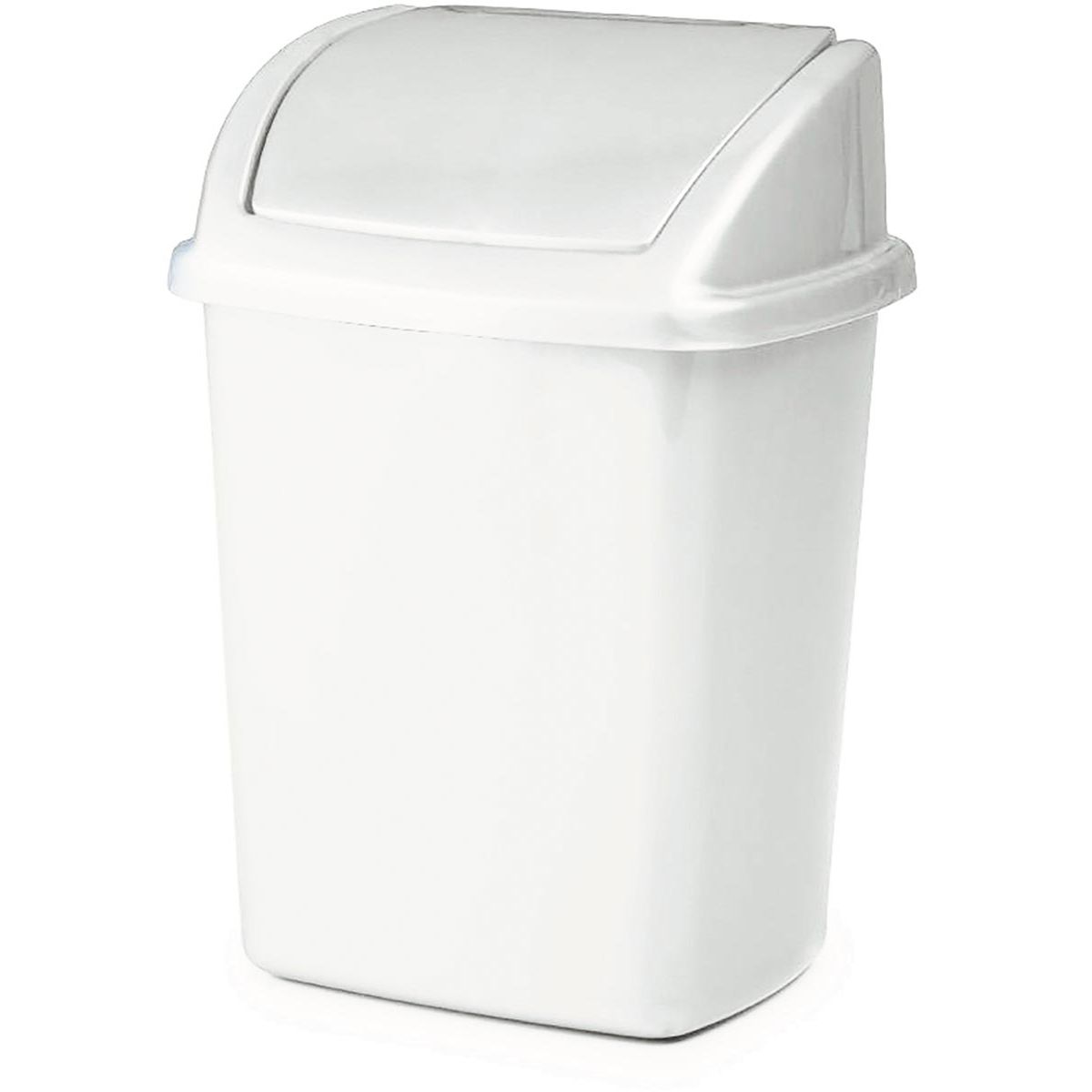 Vepa - Waste bin with swing lid 4.45 l, white