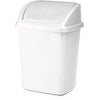 Vepa - Pattumiera con coperchio basculante 4,45 l, bianco
