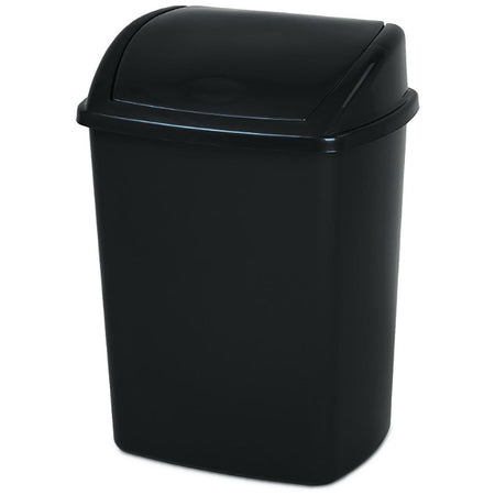 Vepa Bins -  Vuilbak met swing deksel 26 l, zwart