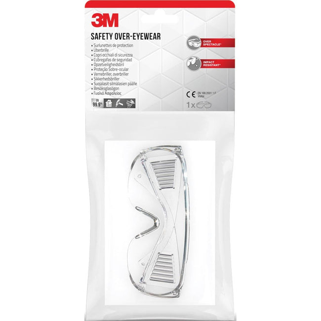 3M - overzet-veiligheidsbril, anit-impact, bezoeker