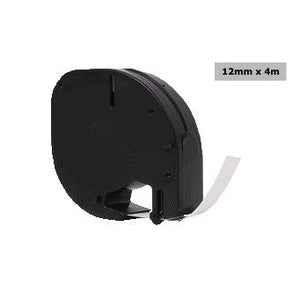 Quantore - Labele 12267 12mmx4m transparent black