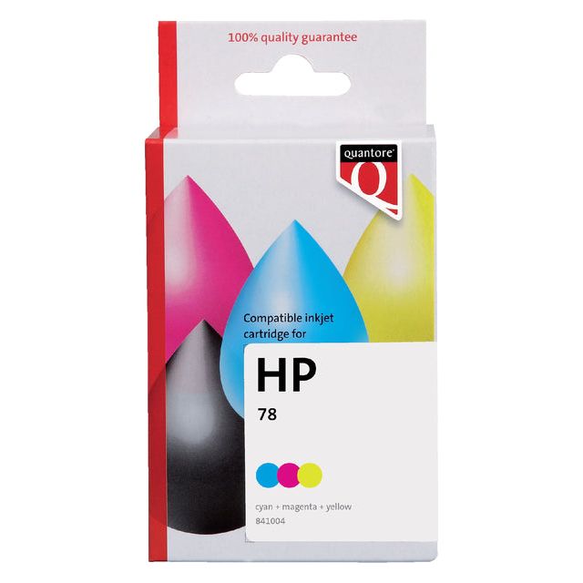 Quantore - Inkcartridge HP 78 C6578A Couleur | 1 pièce | 20 morceaux