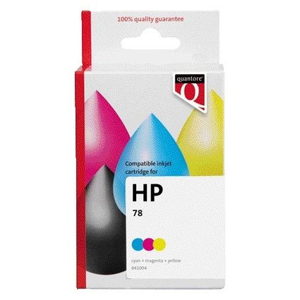 Quantore -  Inktcartridge hp 78 c6578a kleur | 20 stuks