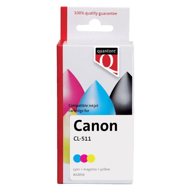 Quantore - Cartouche d'encre Canon CL -511 Couleur | 1 pièce