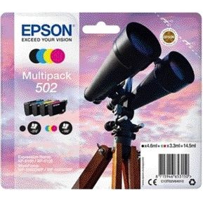 Epson - Cartucho de tinta 502 T02V6 negro + 3 colores