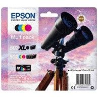 Epson - Cartucho de tinta 502XL 502 T02W9 negro + 3 colores