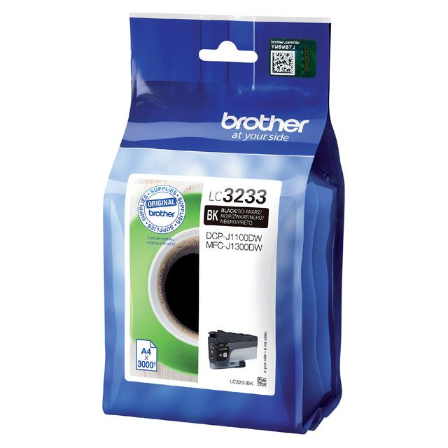 Brother - Inktcartridge LC-3233BK zwart