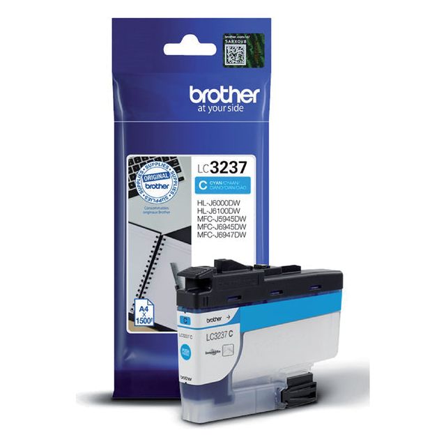 Frère - Inkcartridge Brother LC -3237c Blue