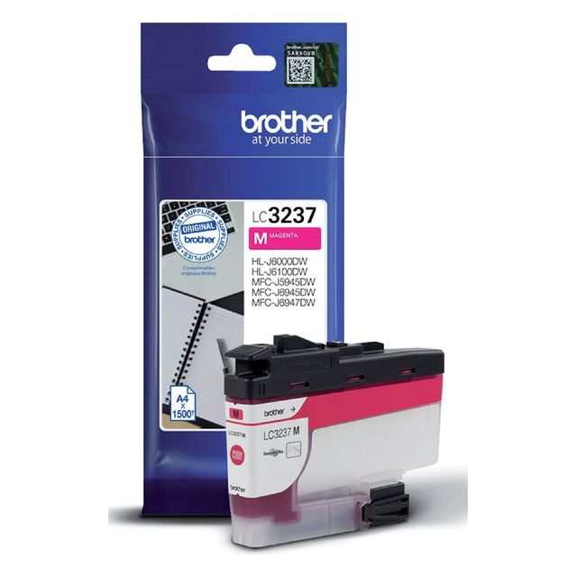 Brother - Inktcartridge  lc-3237m rood