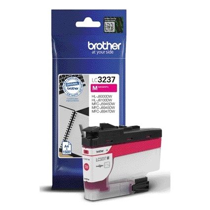 Brother -  Inktcartridge  lc-3237m rood