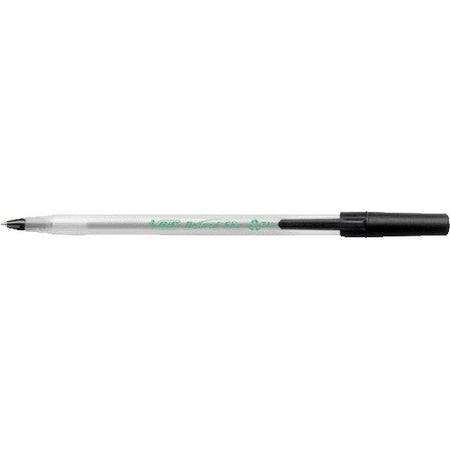 Bic - Bolígrafo Ecolutions redondo stic mediano negro | 60 piezas