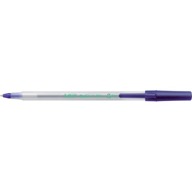 BIC ECOLUTIONS - Ball Pen Bic Ecolutions Round Stic M Blue | 60 pièces