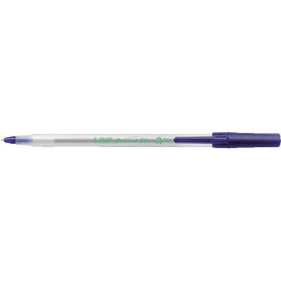 Bic - Bolígrafo Ecolutions redondo stic azul medio | 60 piezas