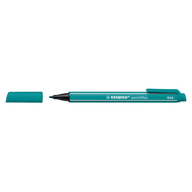 Stabilo - Filt Stift Pointmax 488/51 M TurquoiseBlauw | Außenschachtel ein 10 Stück