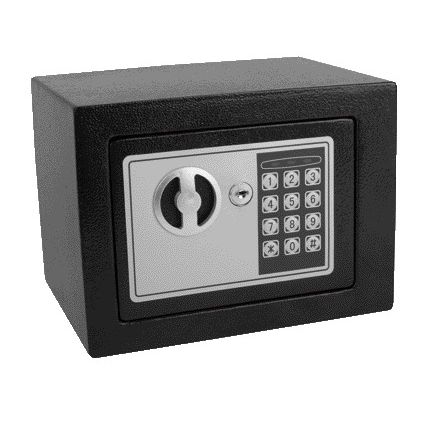 Pavo - Safe mini electronic 230x170x170mm black