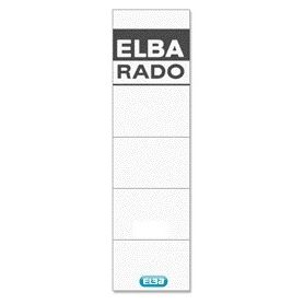 Elba -  Rug insteekkaart  rado breed 44x159mm wit 10st